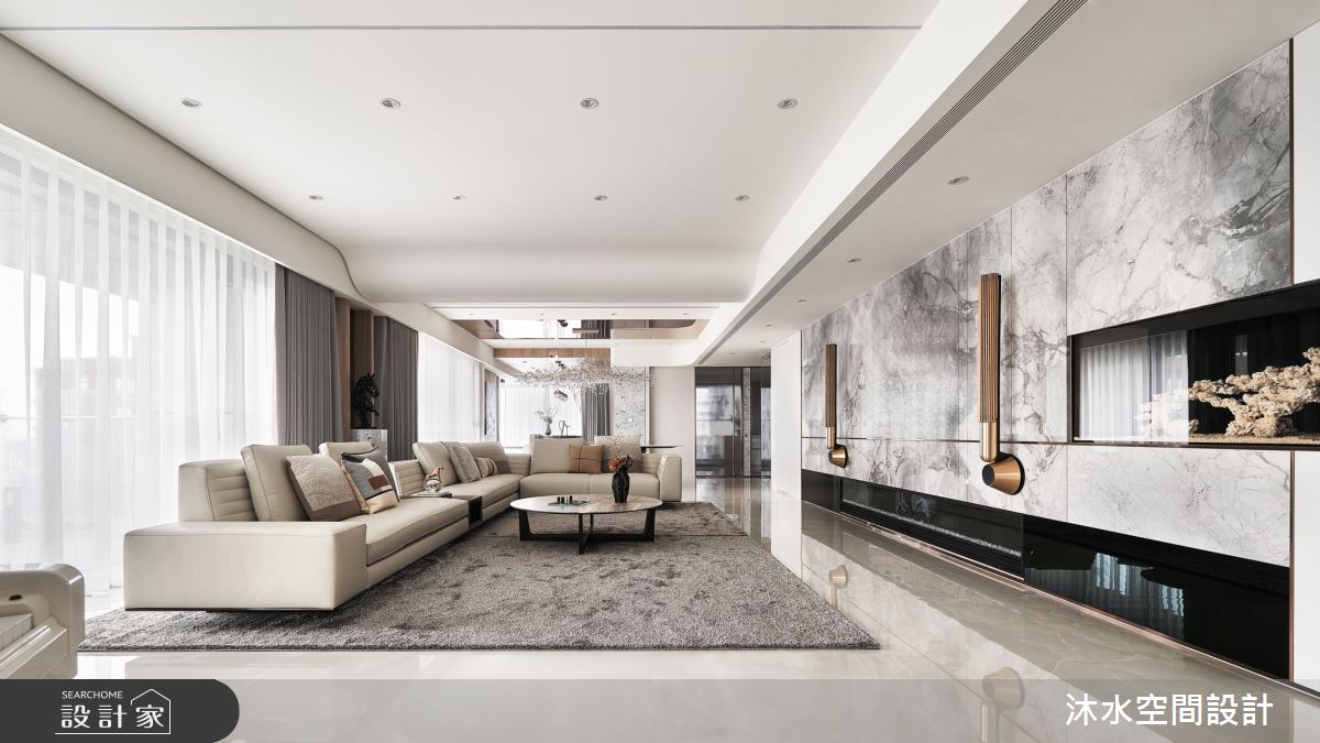 168坪毛胚屋＿現代奢華風客廳餐廳案例圖片＿沐水空間設計＿沐水_30之13
