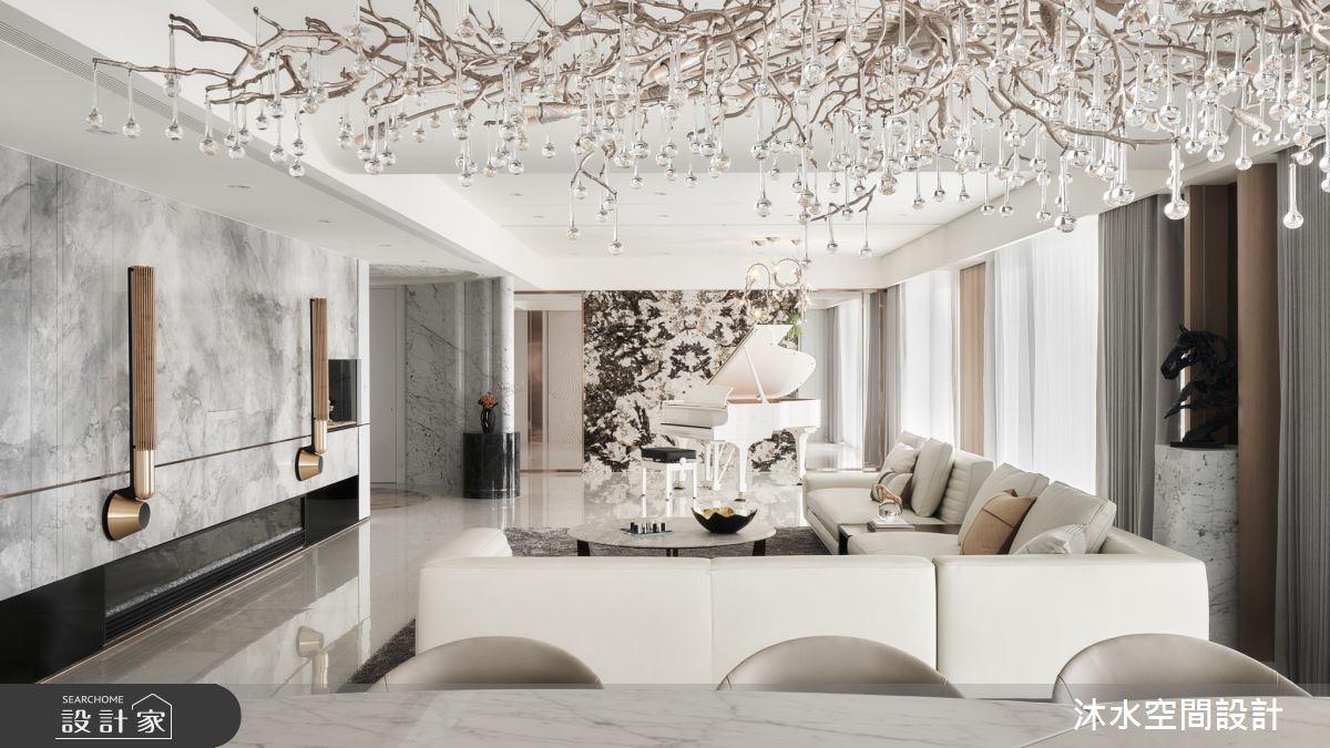 168坪毛胚屋＿現代奢華風客廳餐廳案例圖片＿沐水空間設計＿沐水_30之16