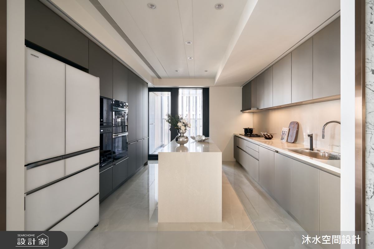168坪毛胚屋＿現代奢華風廚房中島案例圖片＿沐水空間設計＿沐水_30之24