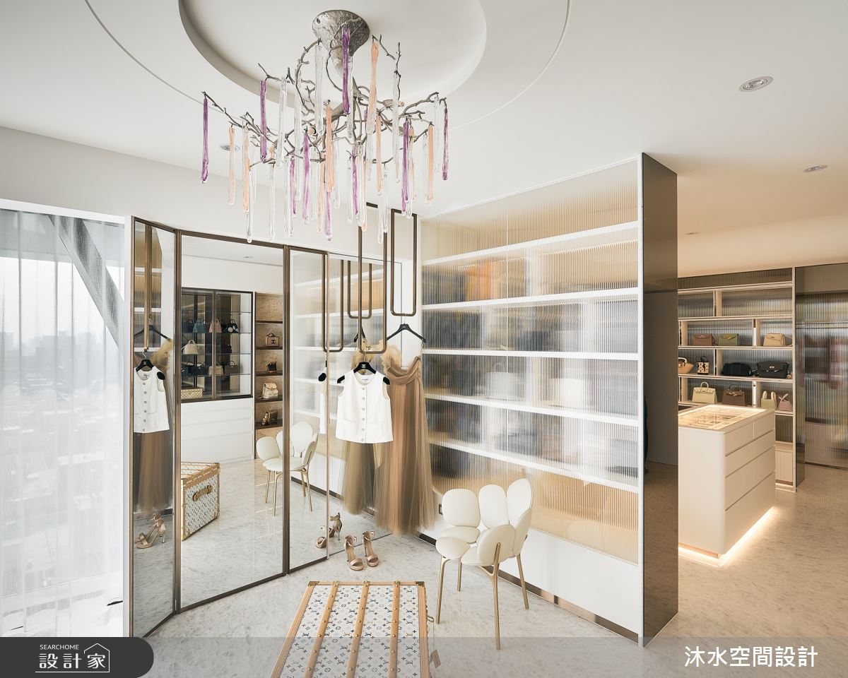 168坪毛胚屋＿現代奢華風更衣間案例圖片＿沐水空間設計＿沐水_30之61