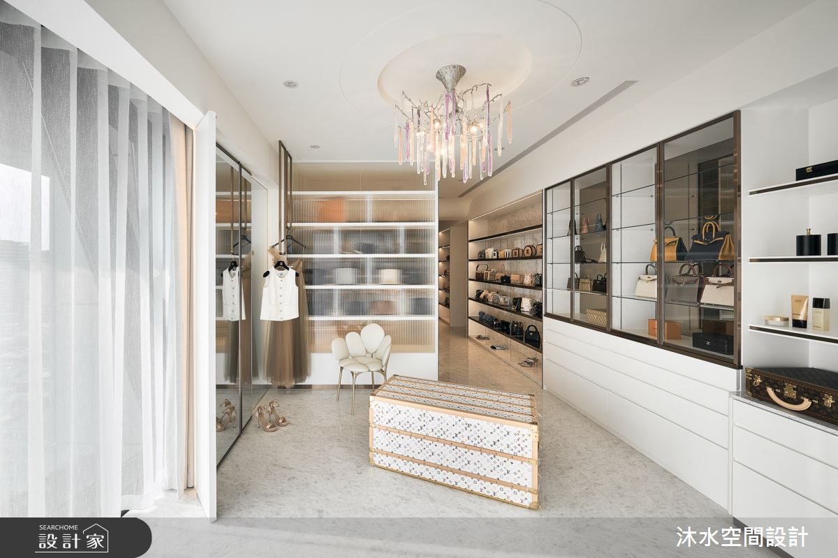 168坪毛胚屋＿現代奢華風更衣間案例圖片＿沐水空間設計＿沐水_30之62