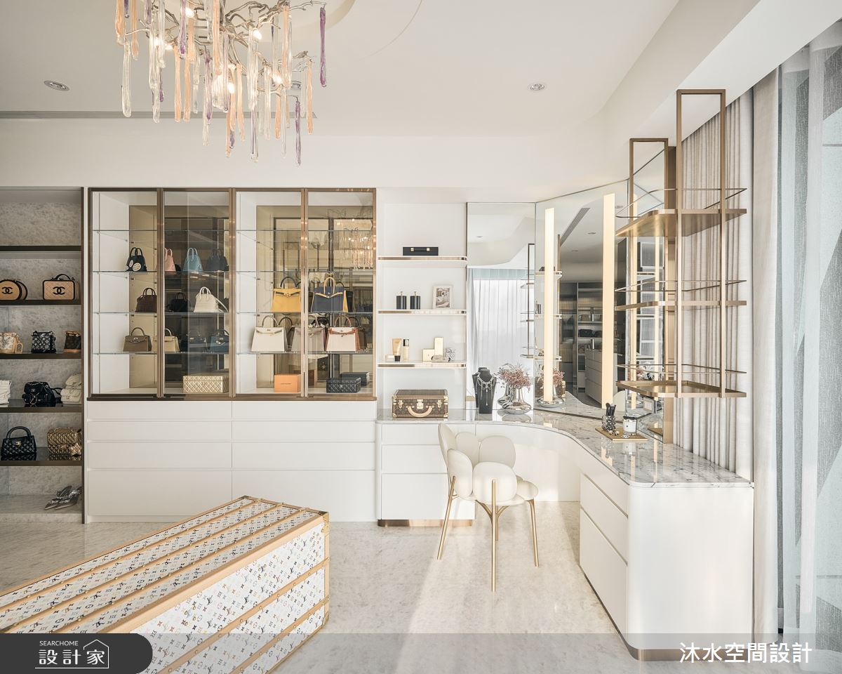 168坪毛胚屋＿現代奢華風更衣間案例圖片＿沐水空間設計＿沐水_30之60