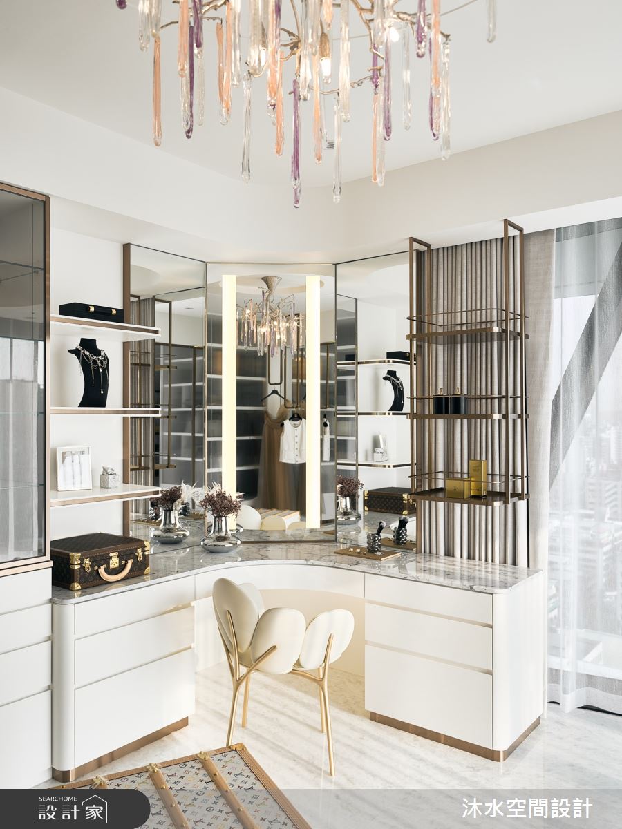 168坪毛胚屋＿現代奢華風更衣間案例圖片＿沐水空間設計＿沐水_30之59