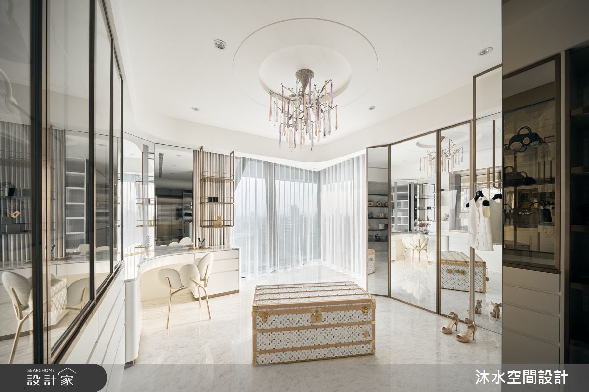 168坪毛胚屋＿現代奢華風更衣間案例圖片＿沐水空間設計＿沐水_30之57