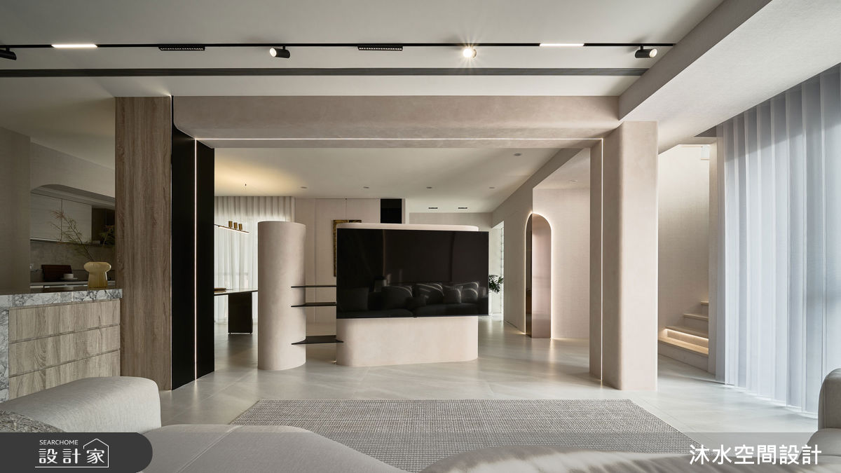 106坪老屋(31~40年)＿現代風客廳案例圖片＿沐水空間設計＿沐水_31之8