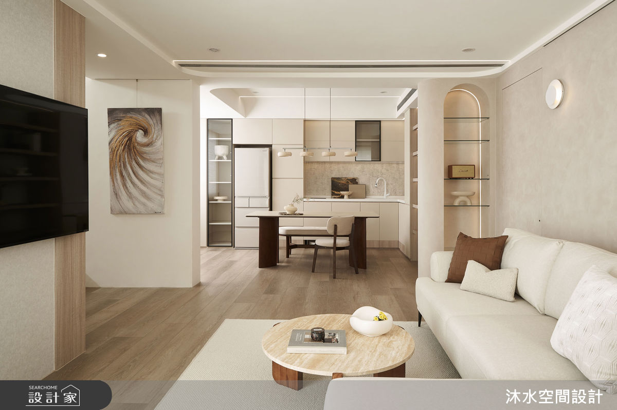 106坪老屋(31~40年)＿現代風客廳餐廳廚房案例圖片＿沐水空間設計＿沐水_31之34
