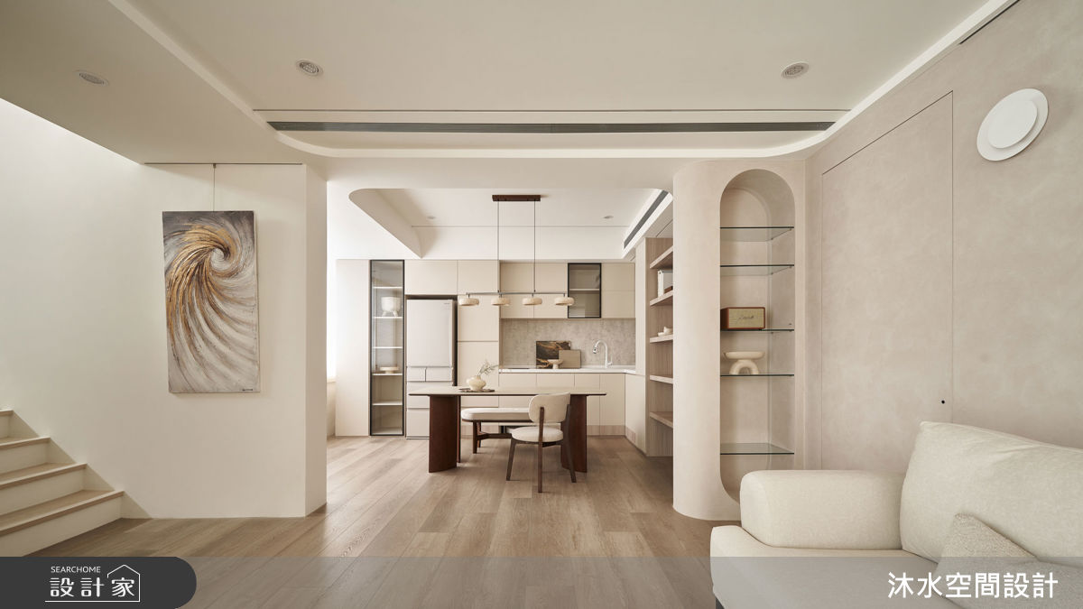 106坪老屋(31~40年)＿現代風客廳餐廳廚房案例圖片＿沐水空間設計＿沐水_31之35