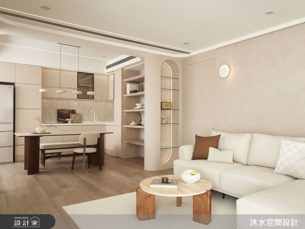 106坪老屋(31~40年)＿現代風客廳餐廳廚房案例圖片＿沐水空間設計＿沐水_31之36