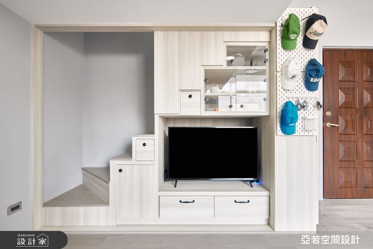10坪中古屋(5~15年)＿北歐風客廳樓梯案例圖片＿亞若設計有限公司＿亞若_06之1