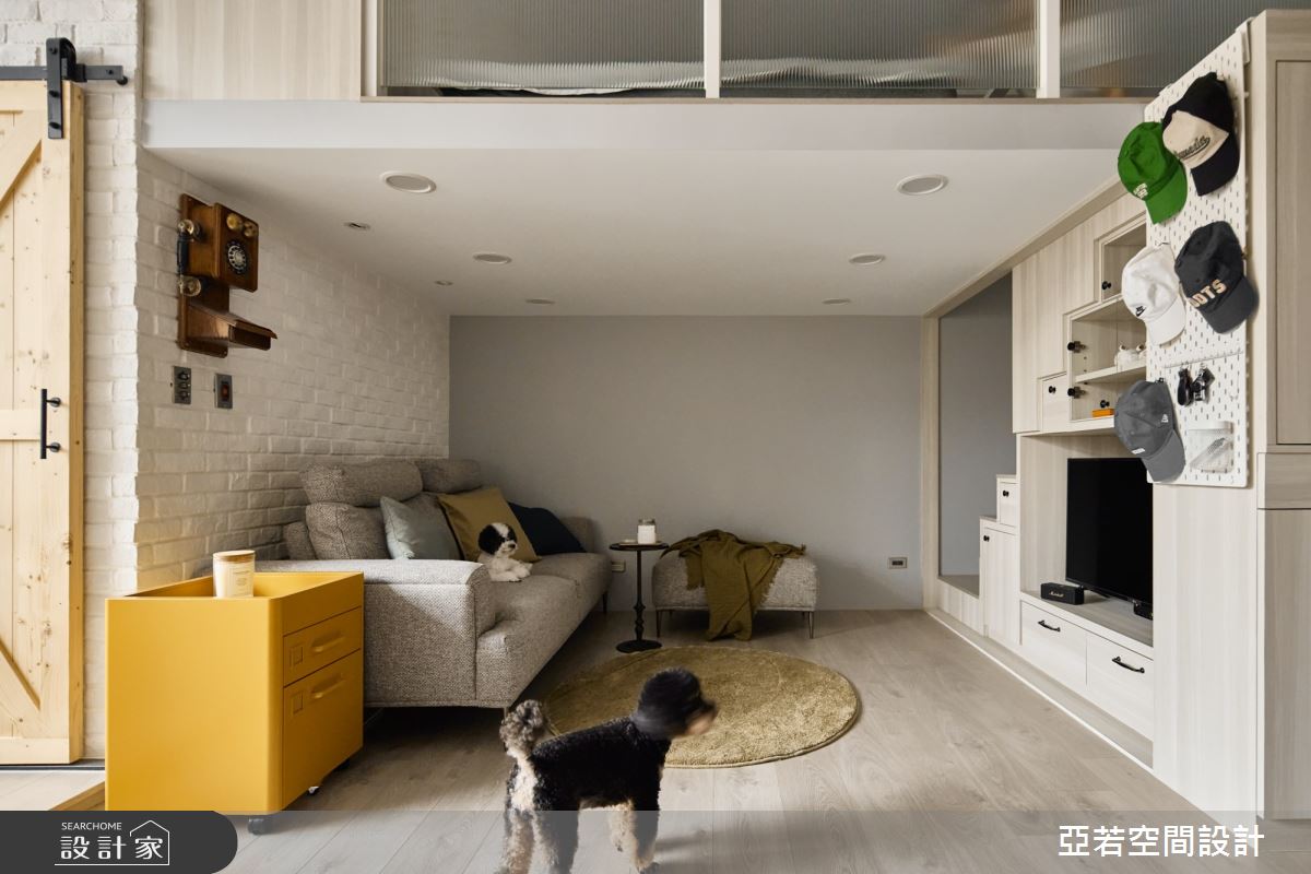 10坪中古屋(5~15年)＿北歐風客廳案例圖片＿亞若設計有限公司＿亞若_06之2