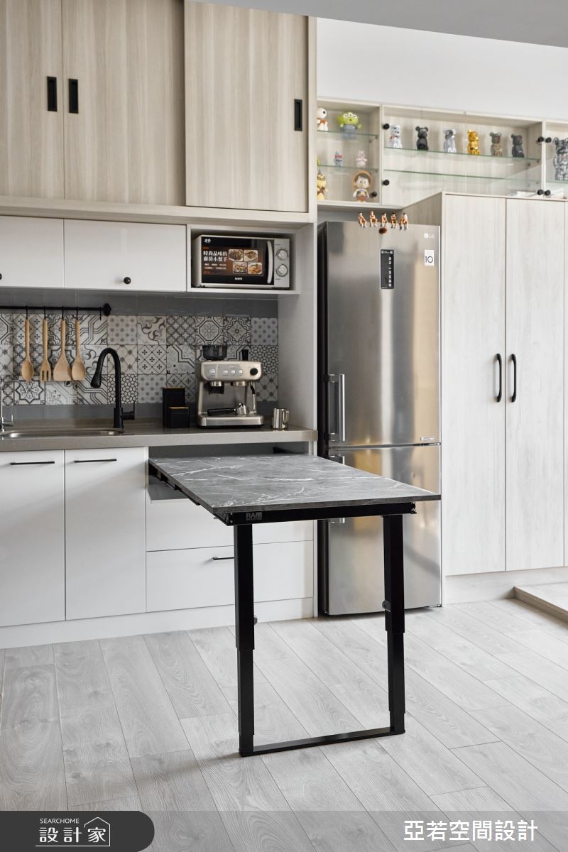 10坪中古屋(5~15年)＿北歐風餐廳廚房案例圖片＿亞若設計有限公司＿亞若_06之13