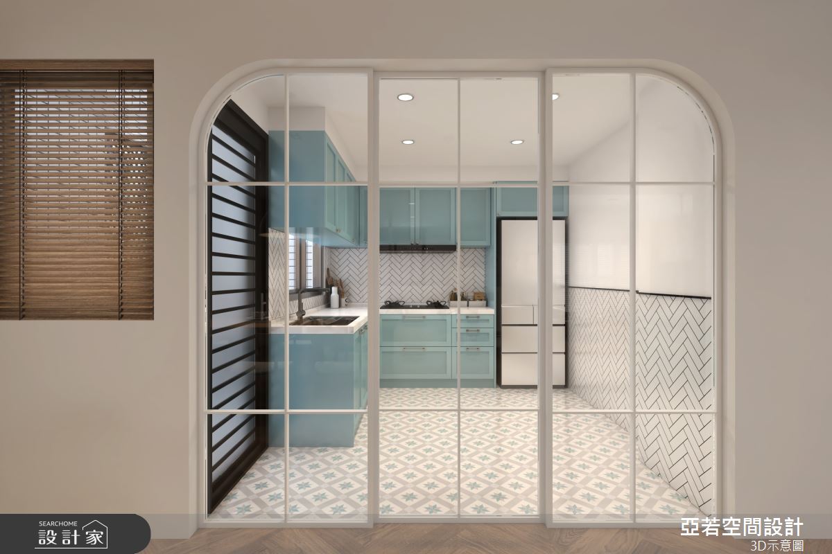 40坪老屋(16~30年)＿北歐風廚房案例圖片＿亞若設計有限公司＿亞若_07之5