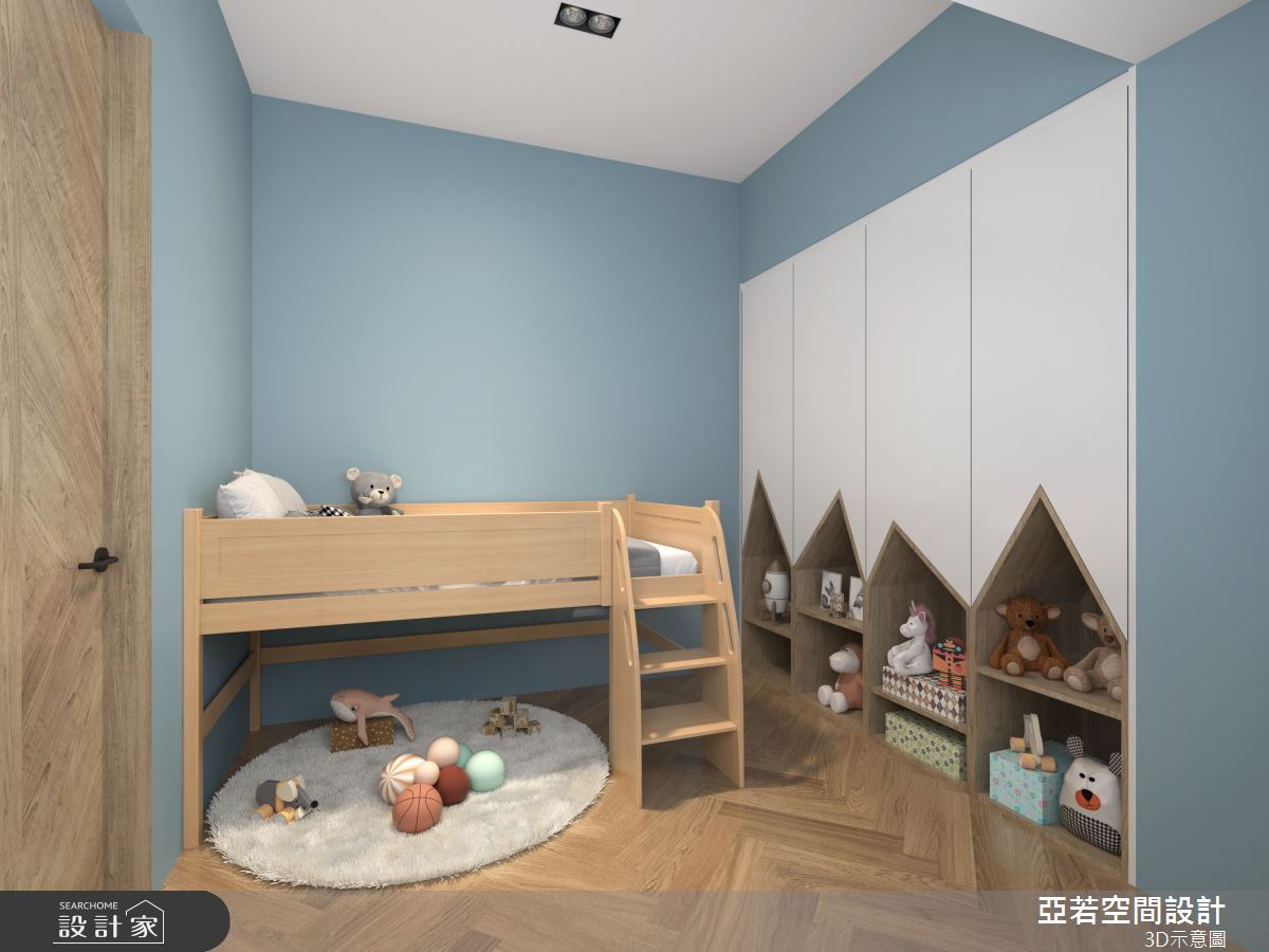 40坪老屋(16~30年)＿北歐風兒童房兒童房案例圖片＿亞若設計有限公司＿亞若_07之8