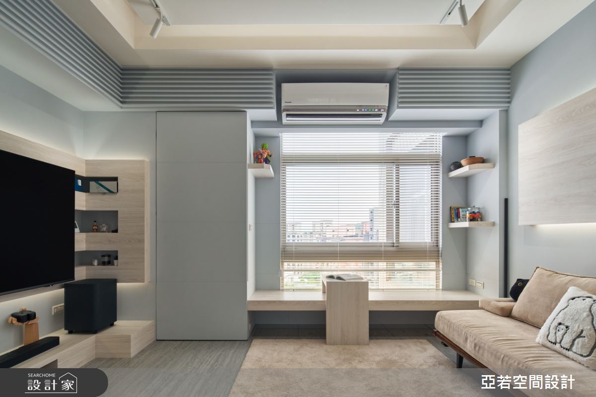 15坪中古屋(5~15年)＿現代風客廳臥榻案例圖片＿亞若設計有限公司＿亞若_10之96