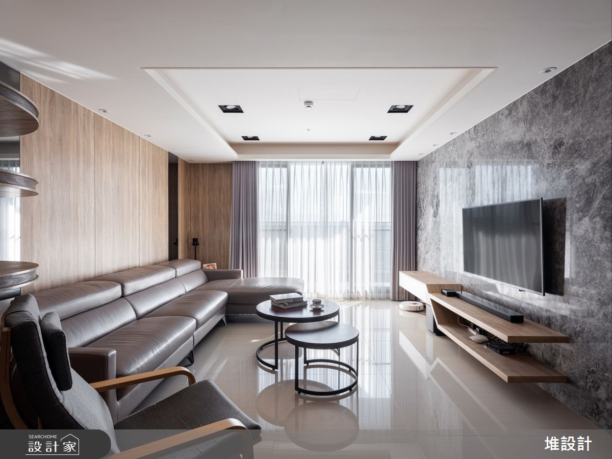 34坪新成屋(5年以下)＿現代風客廳案例圖片＿堆設計室內裝修＿堆設計_01之7