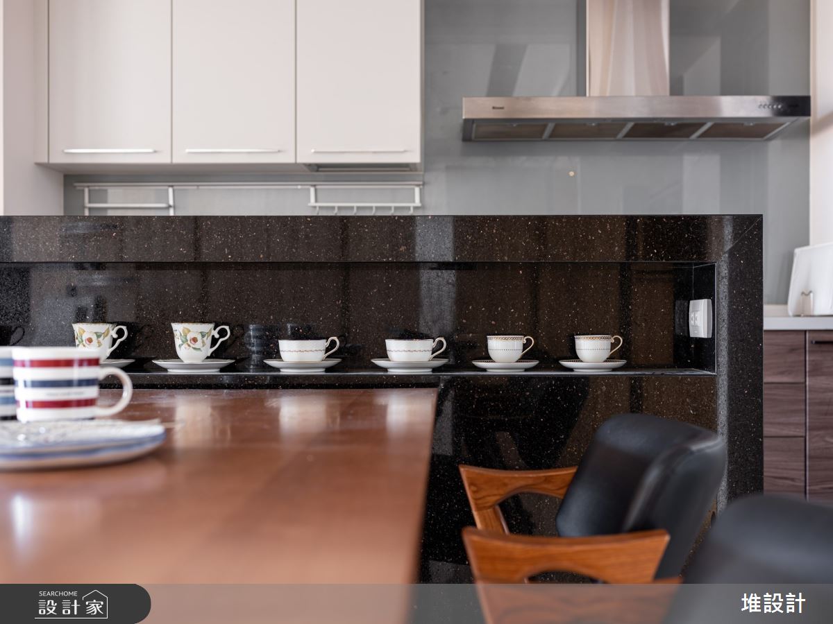34坪新成屋(5年以下)＿現代風餐廳廚房吧檯案例圖片＿堆設計室內裝修＿堆設計_01之13
