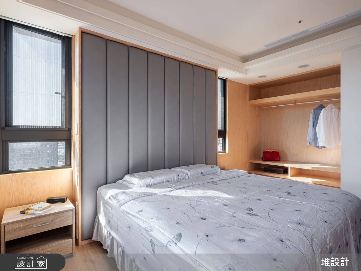 34坪新成屋(5年以下)＿現代風臥室案例圖片＿堆設計室內裝修＿堆設計_01之23