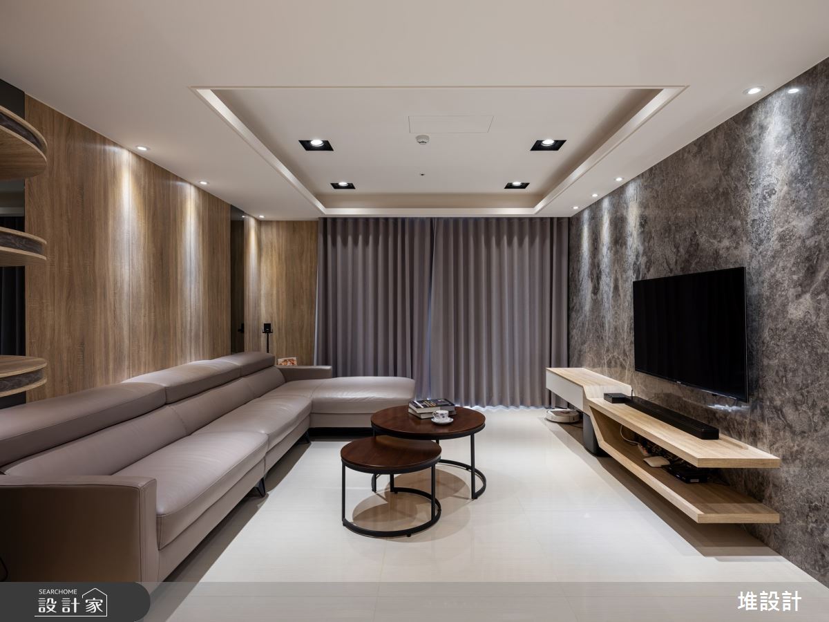 34坪新成屋(5年以下)＿現代風客廳案例圖片＿堆設計室內裝修＿堆設計_01之33