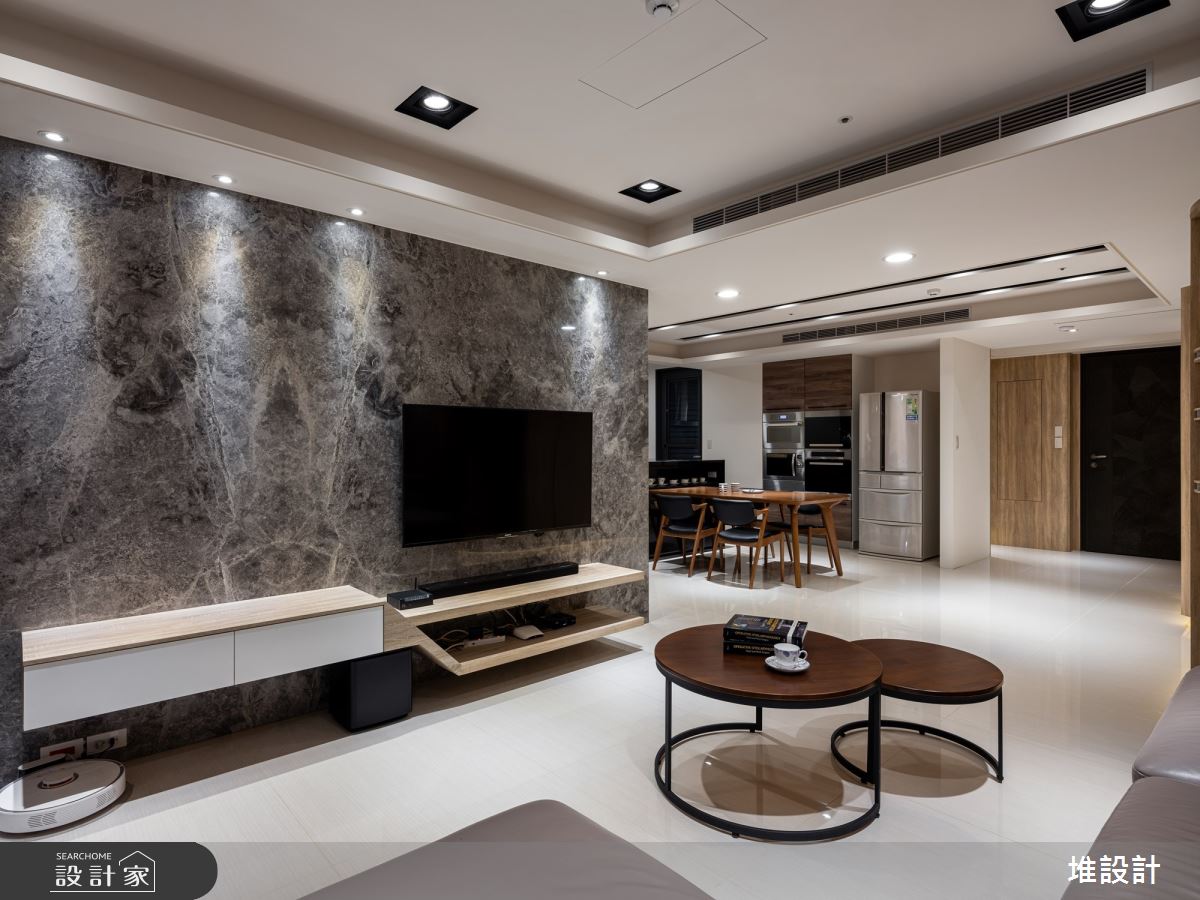 34坪新成屋(5年以下)＿現代風客廳案例圖片＿堆設計室內裝修＿堆設計_01之34
