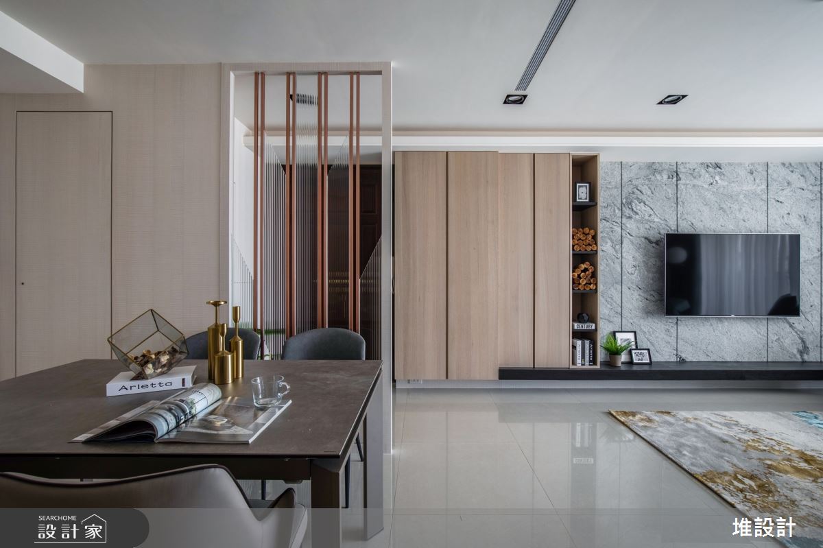 中古屋(5~15年)＿現代風客廳餐廳案例圖片＿堆設計室內裝修＿堆設計_02之5252