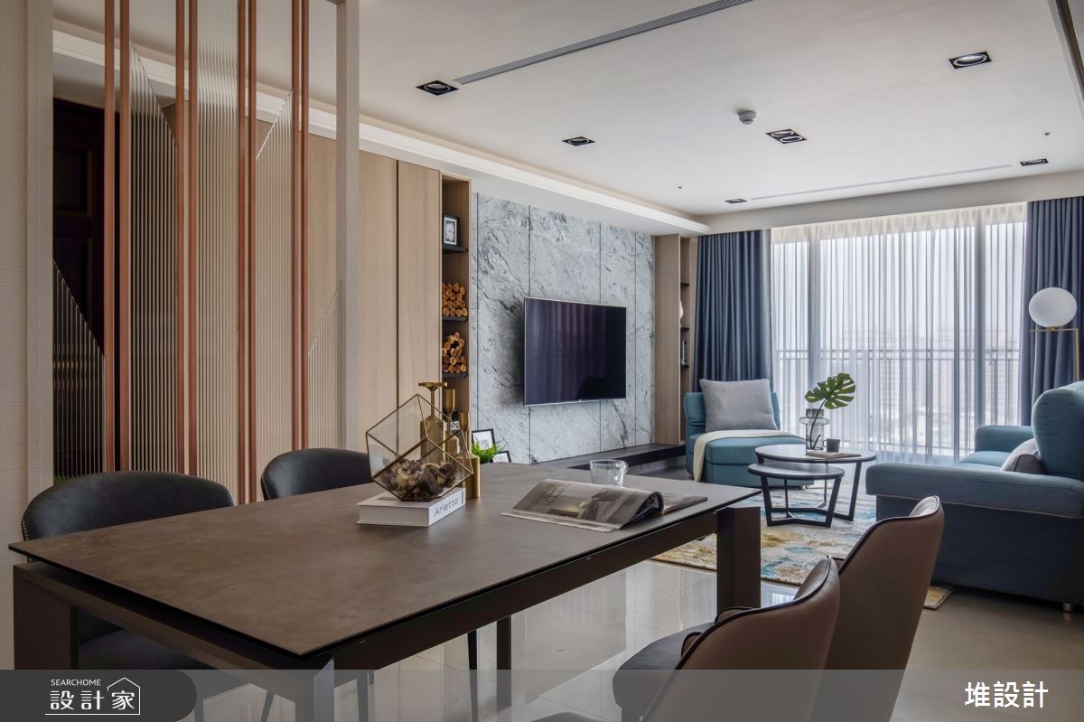 中古屋(5~15年)＿現代風客廳餐廳案例圖片＿堆設計室內裝修＿堆設計_02之5339