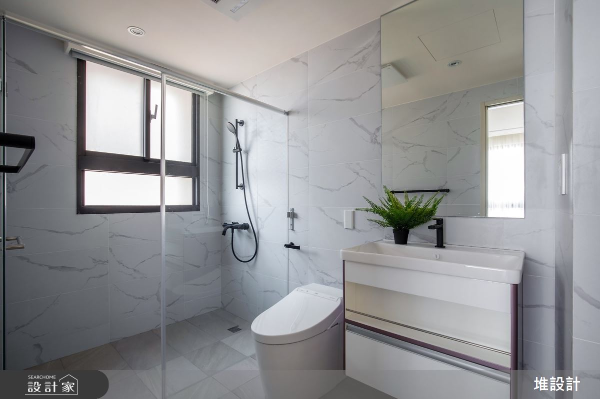 中古屋(5~15年)＿現代風浴室案例圖片＿堆設計室內裝修＿堆設計_02之22