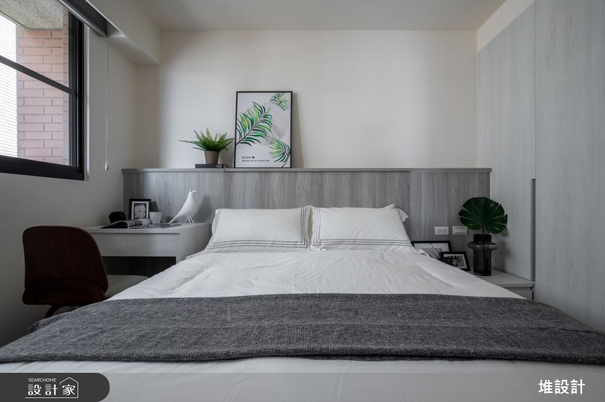 中古屋(5~15年)＿現代風臥室案例圖片＿堆設計室內裝修＿堆設計_02之4453