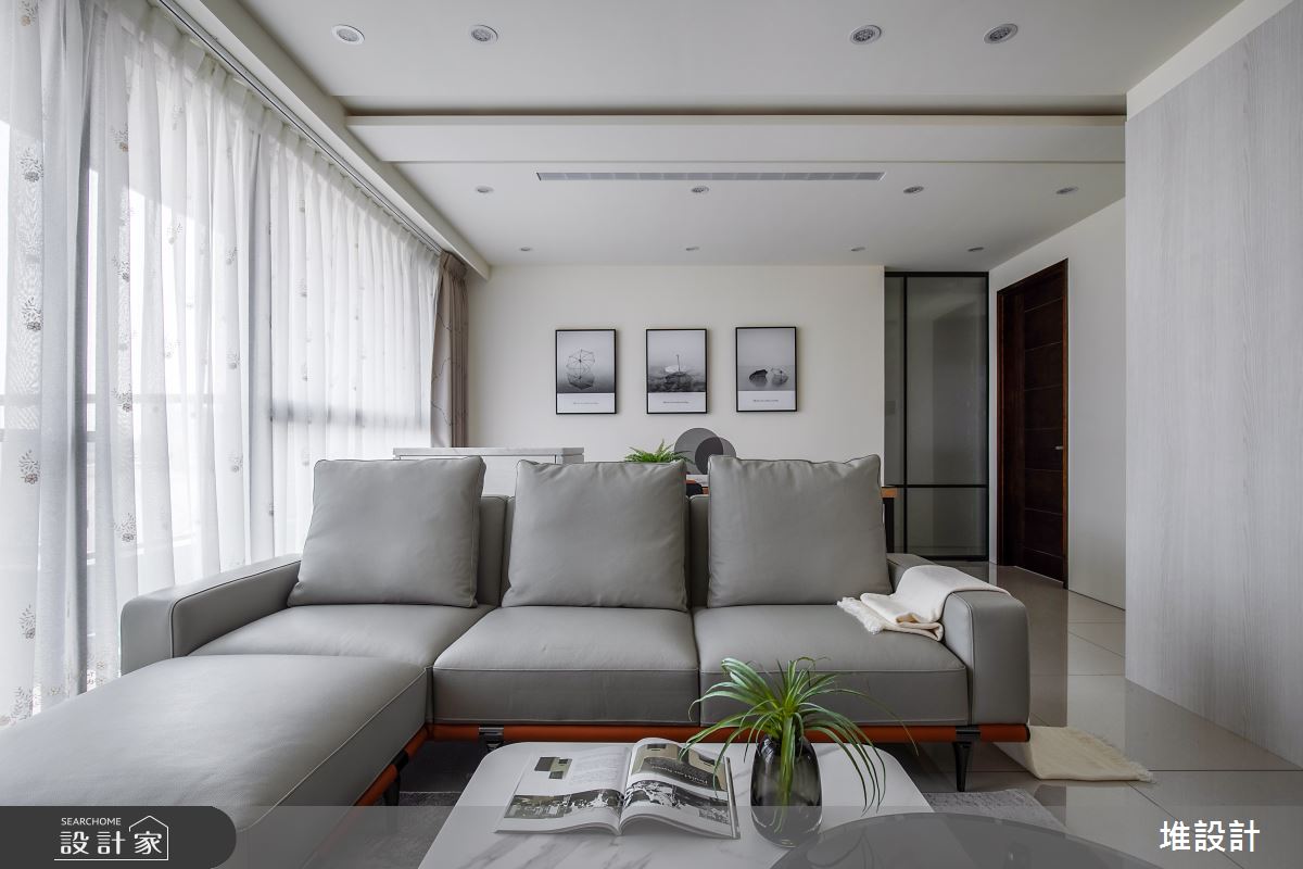 28坪新成屋(5年以下)＿北歐風客廳案例圖片＿堆設計室內裝修＿堆設計_06之10