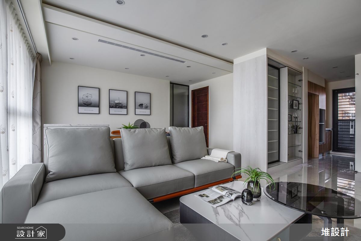 28坪新成屋(5年以下)＿北歐風客廳案例圖片＿堆設計室內裝修＿堆設計_06之12