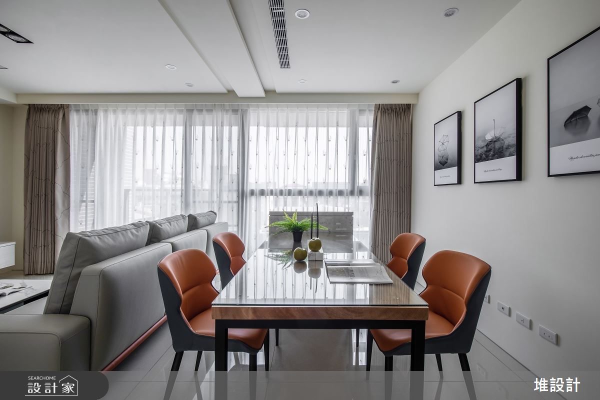 28坪新成屋(5年以下)＿北歐風餐廳案例圖片＿堆設計室內裝修＿堆設計_06之16