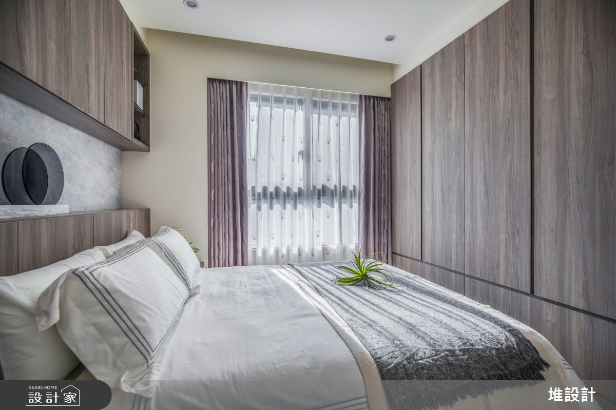 28坪新成屋(5年以下)＿北歐風臥室案例圖片＿堆設計室內裝修＿堆設計_06之23