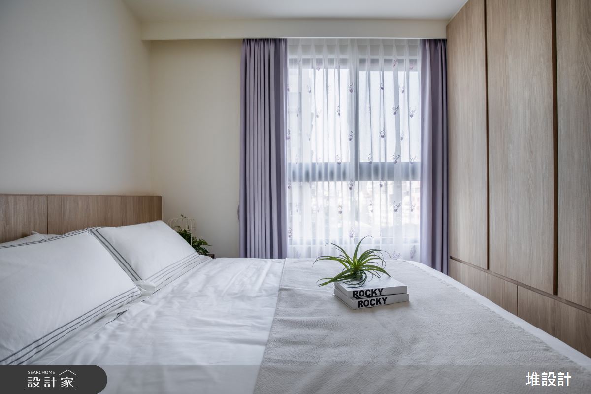28坪新成屋(5年以下)＿北歐風臥室案例圖片＿堆設計室內裝修＿堆設計_06之28