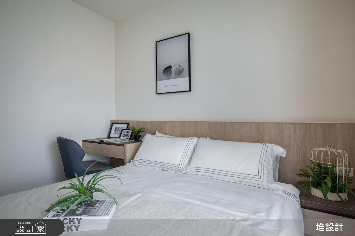 28坪新成屋(5年以下)＿北歐風臥室案例圖片＿堆設計室內裝修＿堆設計_06之31
