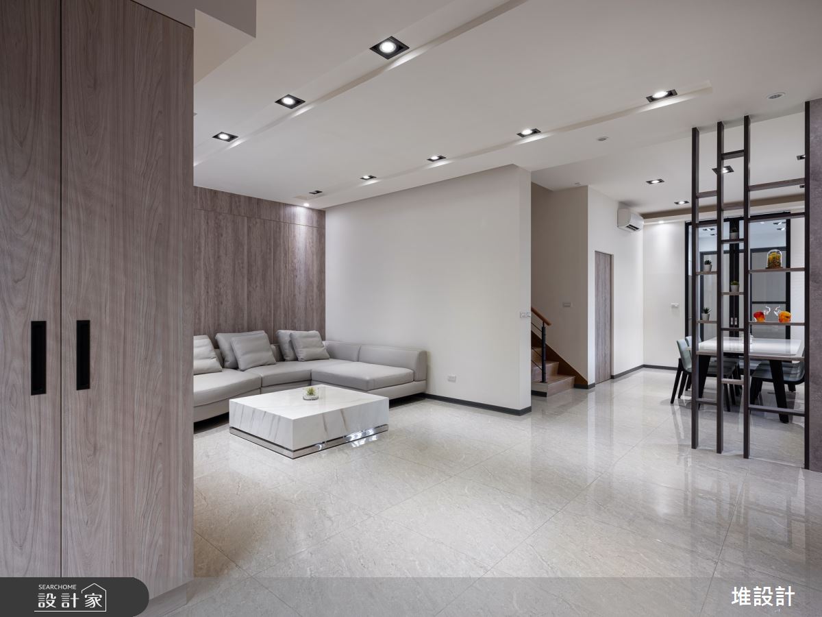 110坪老屋(41~50年)＿現代簡約風客廳案例圖片＿堆設計室內裝修＿堆設計_07之4