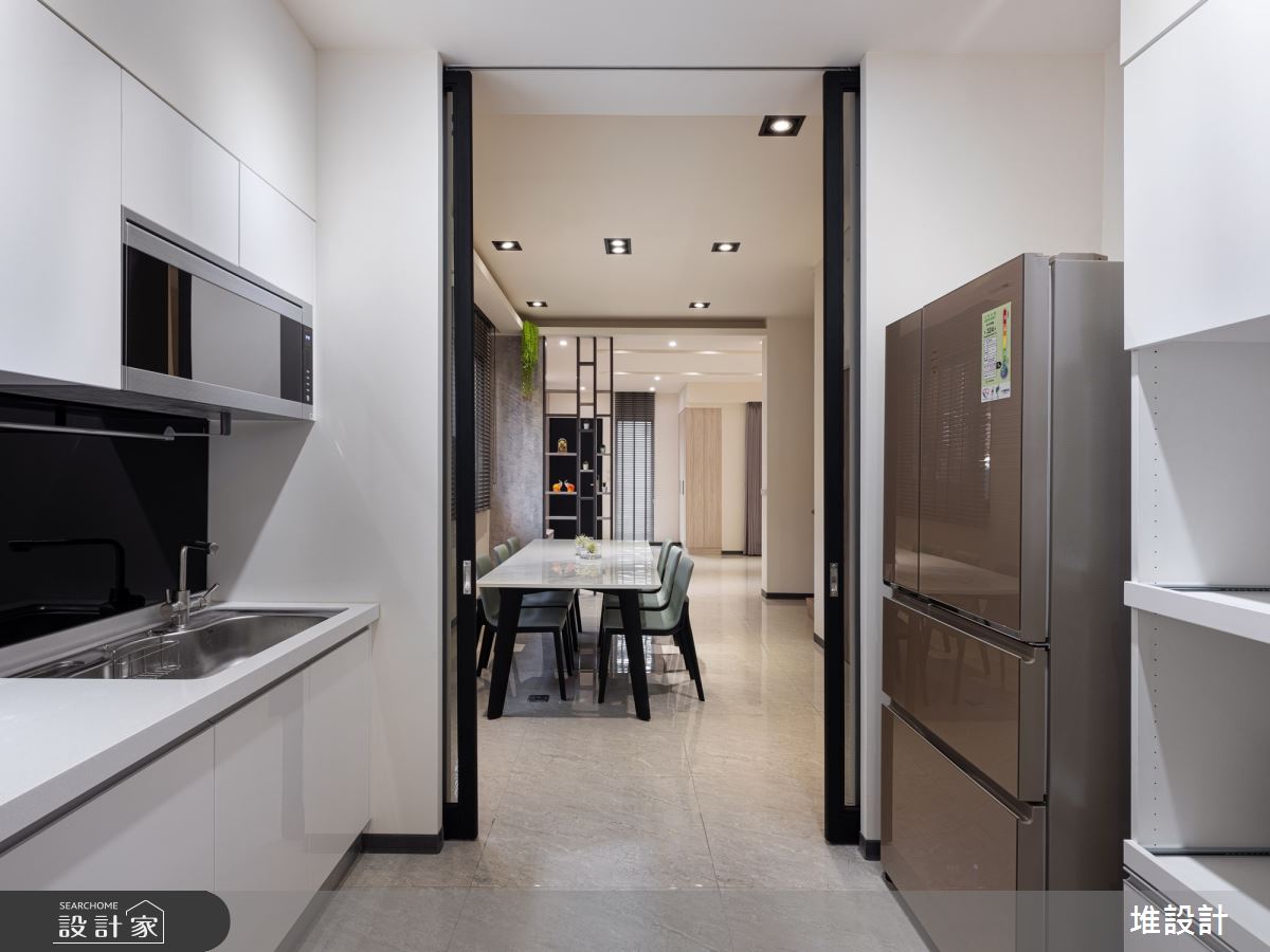 110坪老屋(41~50年)＿現代簡約風廚房案例圖片＿堆設計室內裝修＿堆設計_07之13