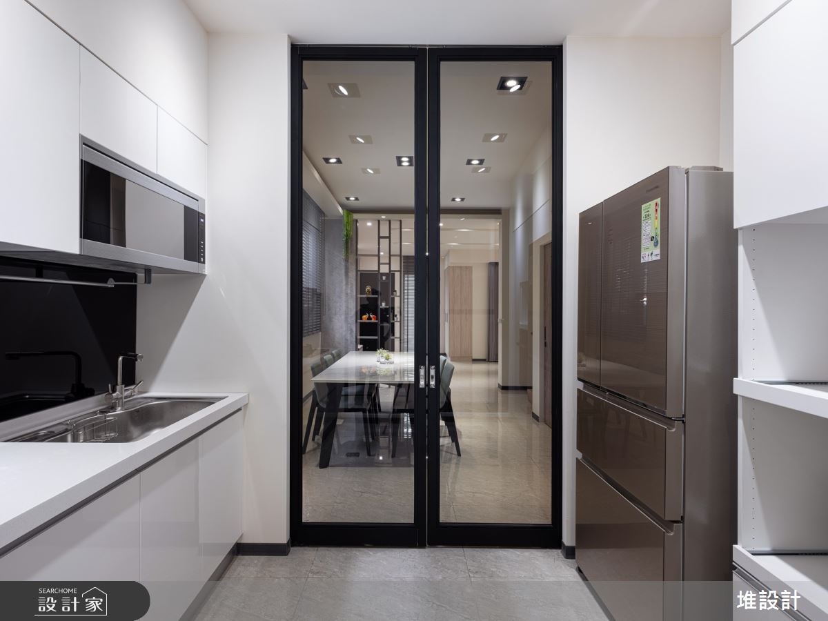 110坪老屋(41~50年)＿現代簡約風廚房案例圖片＿堆設計室內裝修＿堆設計_07之14