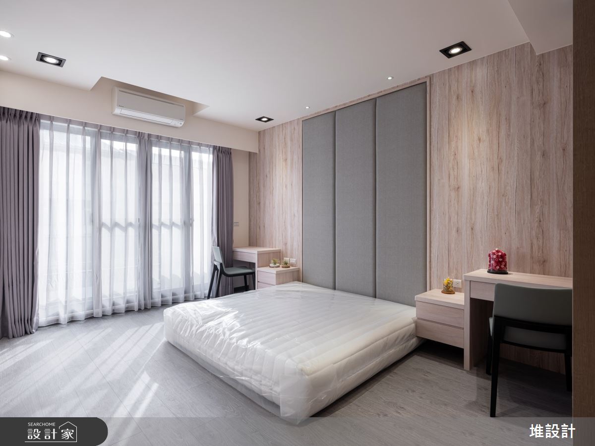 110坪老屋(41~50年)＿現代簡約風臥室案例圖片＿堆設計室內裝修＿堆設計_07之18