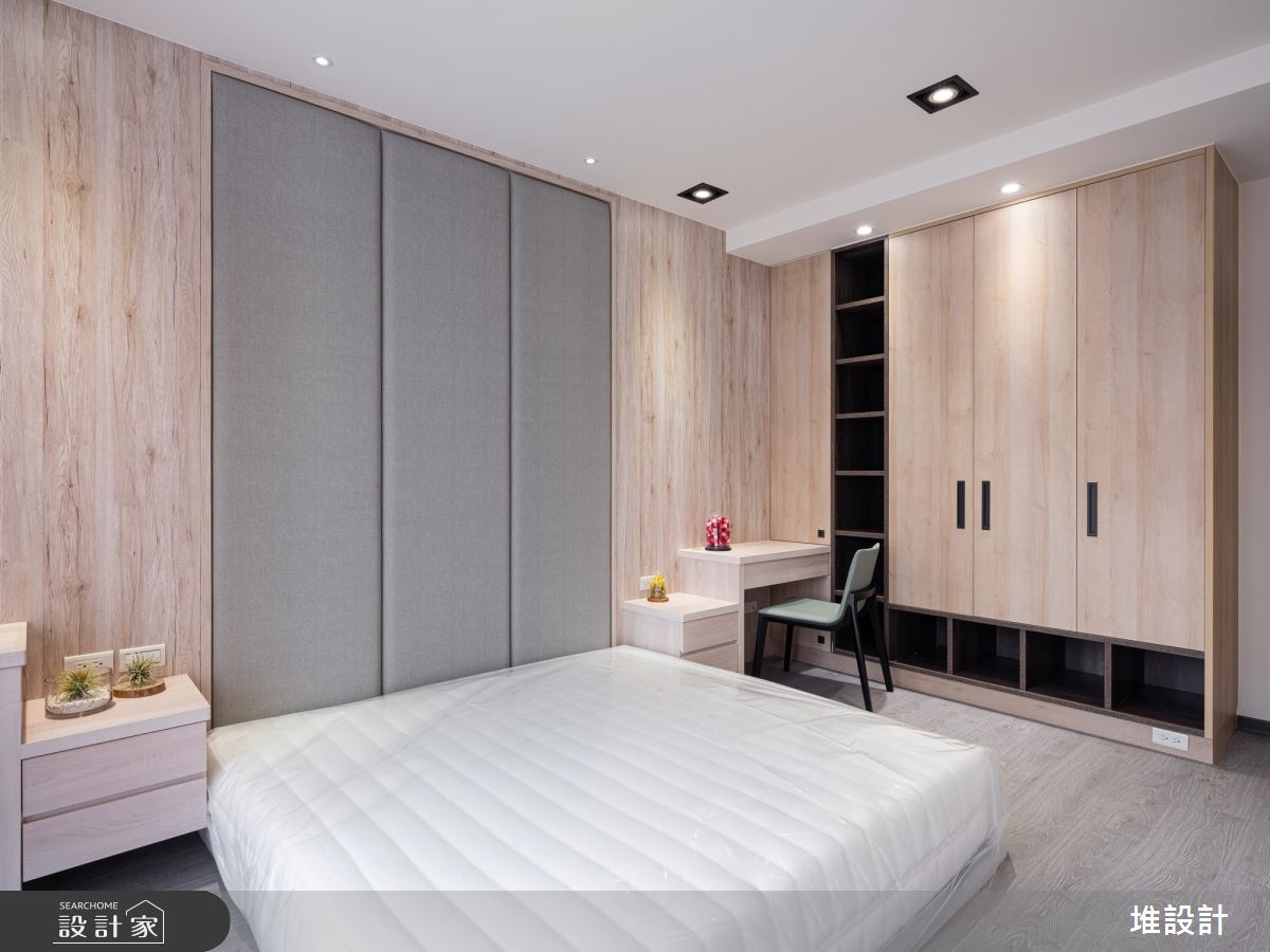 110坪老屋(41~50年)＿現代簡約風臥室案例圖片＿堆設計室內裝修＿堆設計_07之19