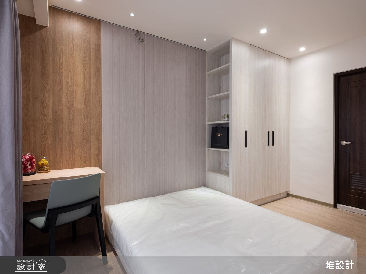 110坪老屋(41~50年)＿現代簡約風臥室案例圖片＿堆設計室內裝修＿堆設計_07之24