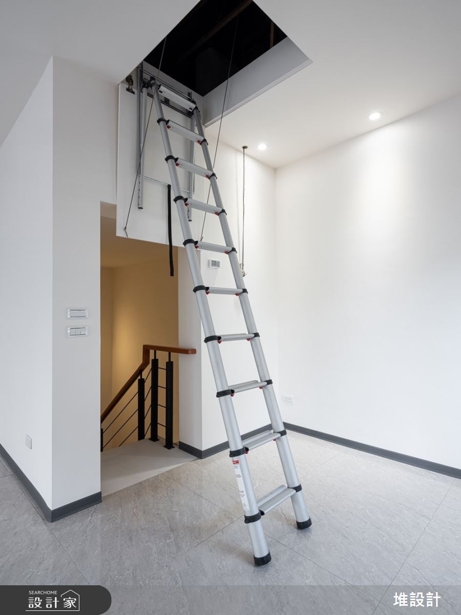 110坪老屋(41~50年)＿現代簡約風樓梯案例圖片＿堆設計室內裝修＿堆設計_07之35