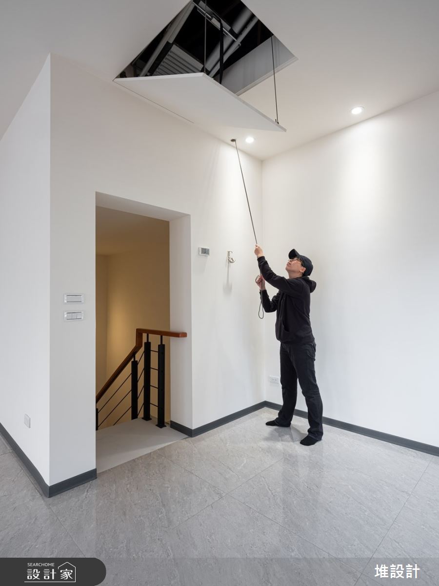 110坪老屋(41~50年)＿現代簡約風樓梯案例圖片＿堆設計室內裝修＿堆設計_07之34