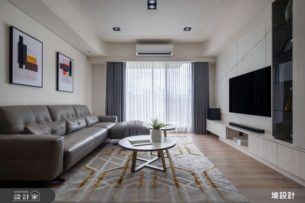 34坪新成屋(5年以下)＿現代風客廳案例圖片＿堆設計室內裝修＿堆設計_09之10