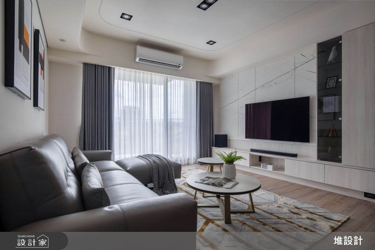 34坪新成屋(5年以下)＿現代風客廳案例圖片＿堆設計室內裝修＿堆設計_09之11