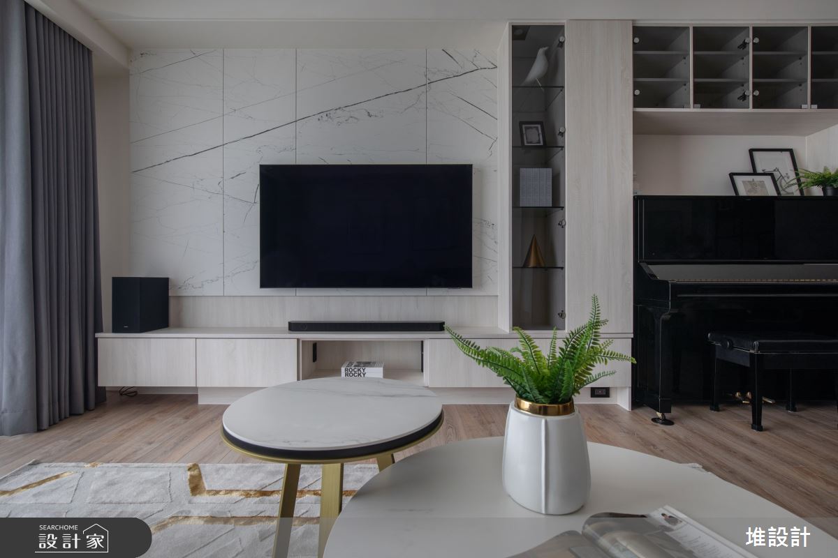 34坪新成屋(5年以下)＿現代風客廳案例圖片＿堆設計室內裝修＿堆設計_09之12