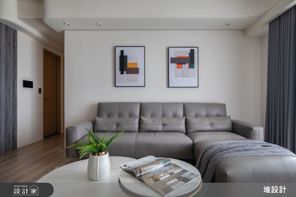 34坪新成屋(5年以下)＿現代風客廳案例圖片＿堆設計室內裝修＿堆設計_09之13