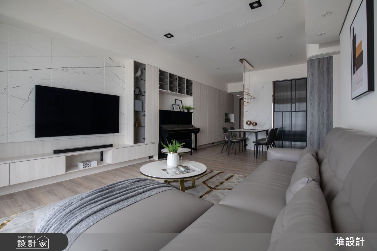 34坪新成屋(5年以下)＿現代風客廳案例圖片＿堆設計室內裝修＿堆設計_09之16