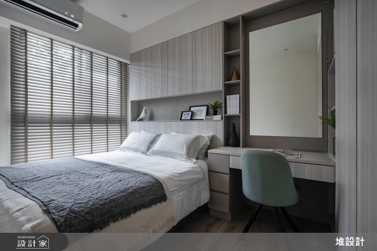 34坪新成屋(5年以下)＿現代風臥室案例圖片＿堆設計室內裝修＿堆設計_09之32