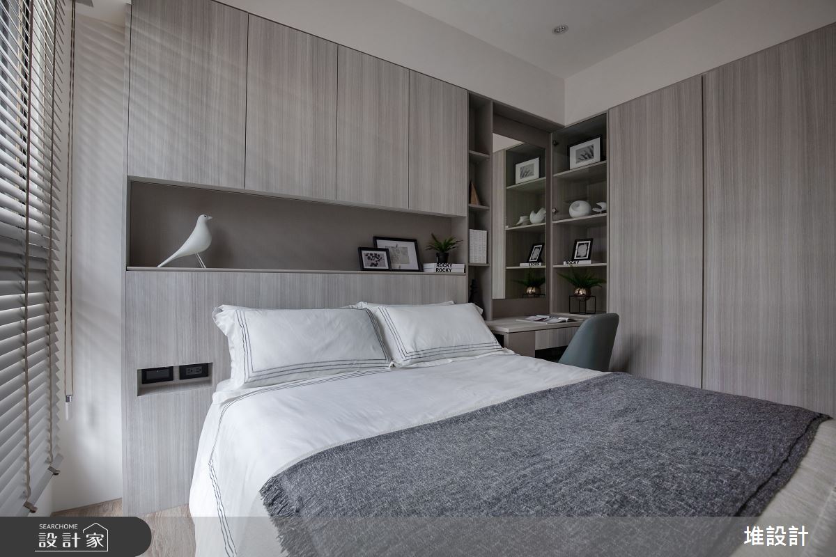 34坪新成屋(5年以下)＿現代風臥室案例圖片＿堆設計室內裝修＿堆設計_09之34
