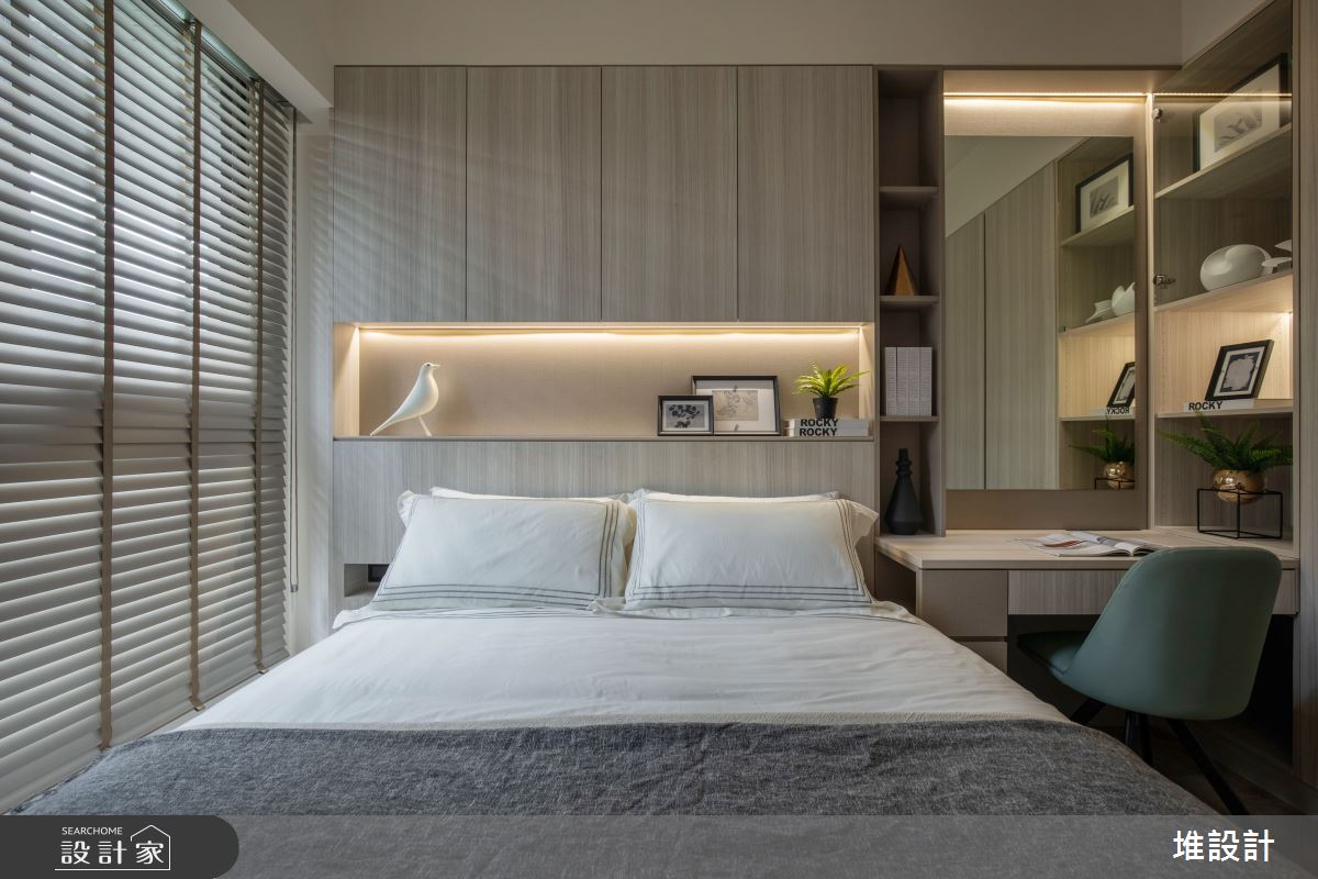 34坪新成屋(5年以下)＿現代風臥室案例圖片＿堆設計室內裝修＿堆設計_09之37