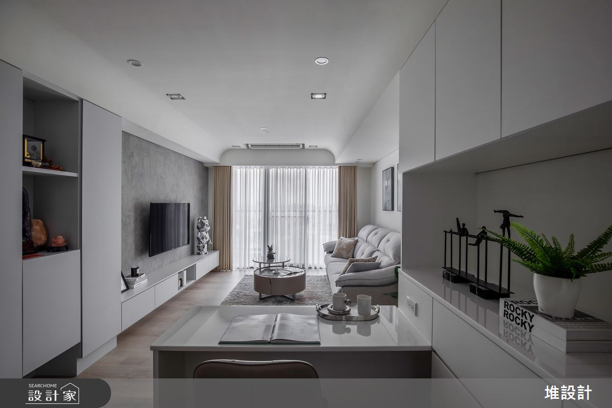 新成屋(5年以下)＿簡約風客廳案例圖片＿堆設計室內裝修＿堆設計_10之3
